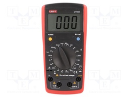 LCR meter; LCD (1999); 20/200/2k/20k/200k/2M/20MΩ; 172x83x38mm
