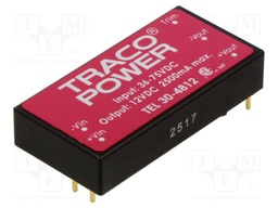 Converter: DC/DC; 30W; Uin: 36÷75V; 12VDC; Iout: 2.5A; 2"x1"; 350kHz