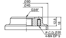 Suction cup mounting; G 3/8"; Features: with filter