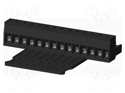 Connector: pluggable terminal block; plug; female; straight; 300V