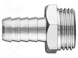 Plug-in nozzle; brass; Connection: 12mm; Thread: outside