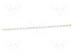 Busbar; Poles: 2; Urated: 415V; 100A; No.of mod: 57; Uinsul: 500V