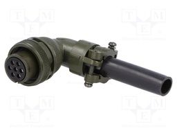 Connector: circular; Series: DS/MS; plug; female; PIN: 7; for cable