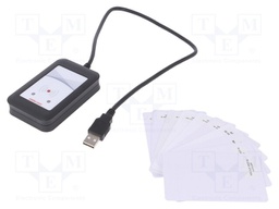 RFID card tester set; 155x100x35mm; USB; 4.3÷5.5V