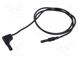 Test lead; 32A; banana socket 4mm,angular banana plug 4mm