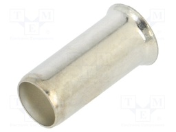 Tip: bootlace ferrule; non-insulated; copper; 25mm2; 18mm; tinned