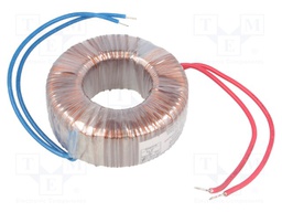 Transformer: toroidal; 50VA; 230VAC; 12V; 4.1A; 0.7kg; Leads: cables
