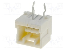 Socket; wire-board; male; PIN: 3; 1.5mm; THT; PCB snap; Clik-Mate; 2A