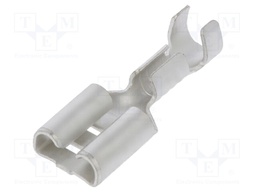 Terminal: flat; 6.3mm; 0.8mm; female; 1÷2.5mm2; crimped; for cable