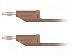Test lead; 70VDC; 33VAC; 16A; 4mm banana plug-4mm banana plug