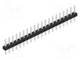 Connector: pin strips; pin header; male; PIN: 20; 2mm; THT; 1x20