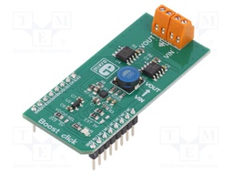 Click board; voltage regulator; SPI; MIC2606; 3.3/5VDC