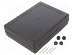 Enclosure: multipurpose; X: 139.5mm; Y: 190mm; Z: 47mm; ABS; black