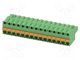 PCB connector, nominal cross section: 2.5 mm?, color: green,