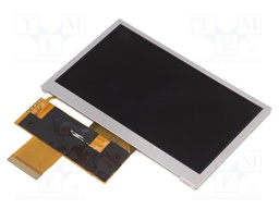 Display: TFT; 4.3"; 480x272; Illumin: LED; Dim: 105.5x67.2x3.95mm