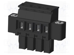 Connector: pluggable terminal block; plug; female; angled 90°