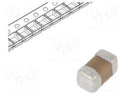 Capacitor: ceramic; MLCC; 1.5nF; 50VDC; X7R; ±10%; SMD; 0402