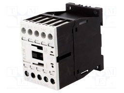 Contactor: 3-pole; NO x3; Auxiliary contacts: NC; 110VDC; 9A; DILM9