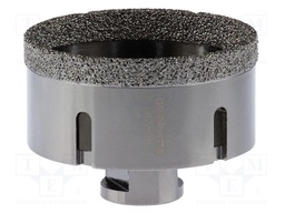Diamond hole saw; 83mm; glaze,ceramic tile; Thread: M14