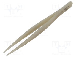 Tweezers; 110mm; Blade tip shape: flat