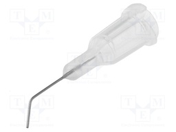 Needle: steel; 0.5"; Size: 27; bent at 45°; 0.2mm