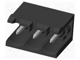 Connector: pluggable terminal block; socket; male; on PCBs