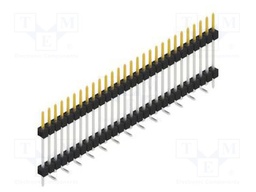 Connector: pin strips; pin header; male; PIN: 28; 2.54mm; SMT; 1x28