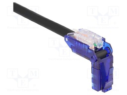 Patch cord; U/UTP; Cat: 6; 3m; LSZH; black; 24AWG; -20÷60°C