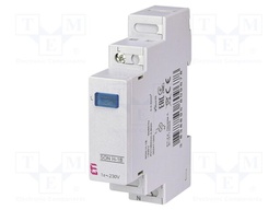 Voltage indicator; 230VAC; IP20; for DIN rail mounting