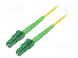 Fiber patch cord; OS2; LC/APC,both sides; 2m; LSZH; yellow