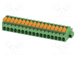 PCB connector, nominal cross section: 2.5 mm?, color: green,