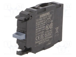 Contact Block, Screw, 2 Pole, 10 A, 110 V