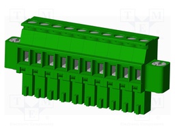 Connector: pluggable terminal block; plug; female; angled 90°