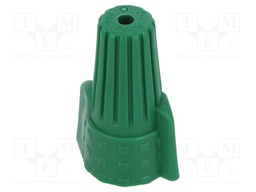 Close end; Twist Splice; 14AWG÷10AWG; screwed; green; max.105°C