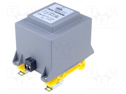 Transformer: encapsulated; 60VA; 230VAC; 12V; 5A; Mounting: DIN; 1kg