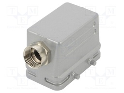 Enclosure: for HDC connectors; C146; size E10; for cable; angled