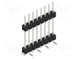 Connector: pin strips; pin header; male; PIN: 8; 2.54mm; SMT; 1x8