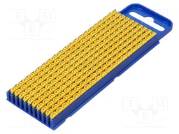 Markers for cables and wires; Label symbol: C; 2.8÷3.8mm; yellow