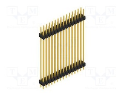 Connector: pin strips; pin header; male; PIN: 30; 2.54mm; THT; 2x15