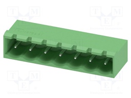 PCB headers, nominal cross section: 2.5 mm?, color: green, n
