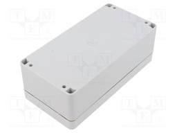 Enclosure: multipurpose; X: 80mm; Y: 160mm; Z: 55mm; EURONORD; grey