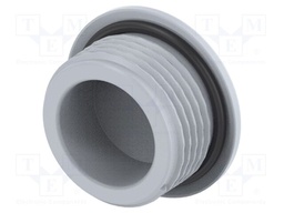 Stopper; polyamide; grey; IP68; Entrelec; Gland: PG9; 6mm; Thread: PG