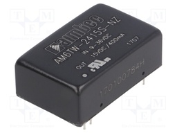 Converter: DC/DC; 6W; Uin: 9÷36V; 15VDC; Iout: 400mA; DIP24; 14g