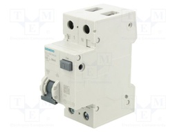 RCBO breaker; Inom: 25A; Ires: 30mA; Poles: 1+N; 230/400VAC; DIN