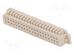 Plug; wire-board; female; DF13; 1.25mm; PIN: 40; w/o contacts