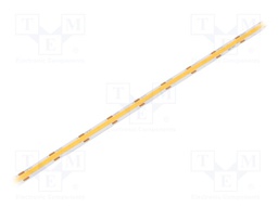 COB LED tape; white warm; 12V; LED/m: 480; 8mm; IP65; 8W/m; bendable