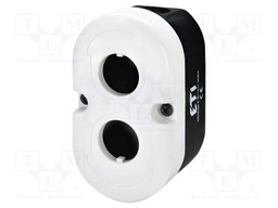 Case; black,grey; ESE; IP41; plastic; Holes no: 2; 100x55x53.5mm