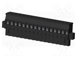 Connector: pluggable terminal block; plug; female; angled 90°