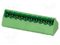 PCB headers, nominal cross section: 2.5 mm?, color: green, n