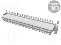 Connector: PCB to PCB; female; PIN: 46; 1.27mm; Series: har-flex